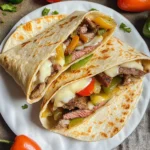Crispy Philly Cheesesteak Grilled Wraps