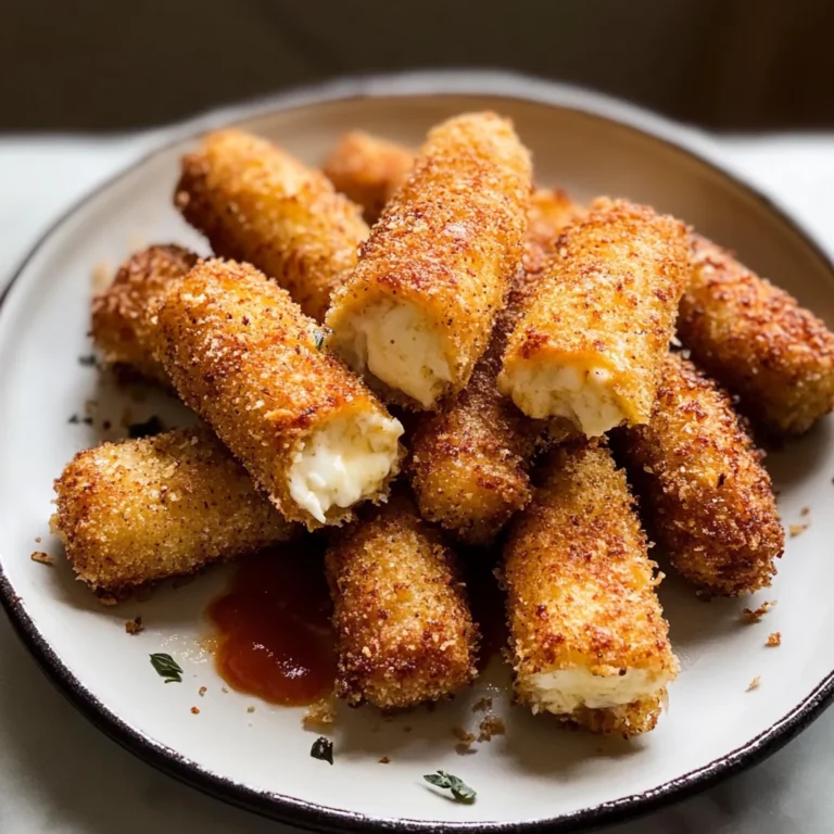 Irresistible Crispy Homemade Mozzarella Sticks Secret Recipe
