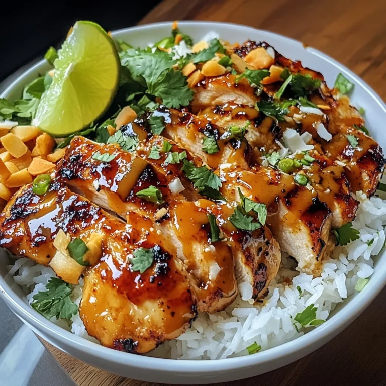 Spicy Maple Chicken and Coconut Rice