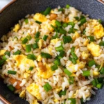 10 min. Easy Egg Fried Rice (only 6 ingredients!)