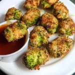 Air Fryer Broccoli Cheddar Poppers