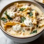 Alfredo Lasagna Soup