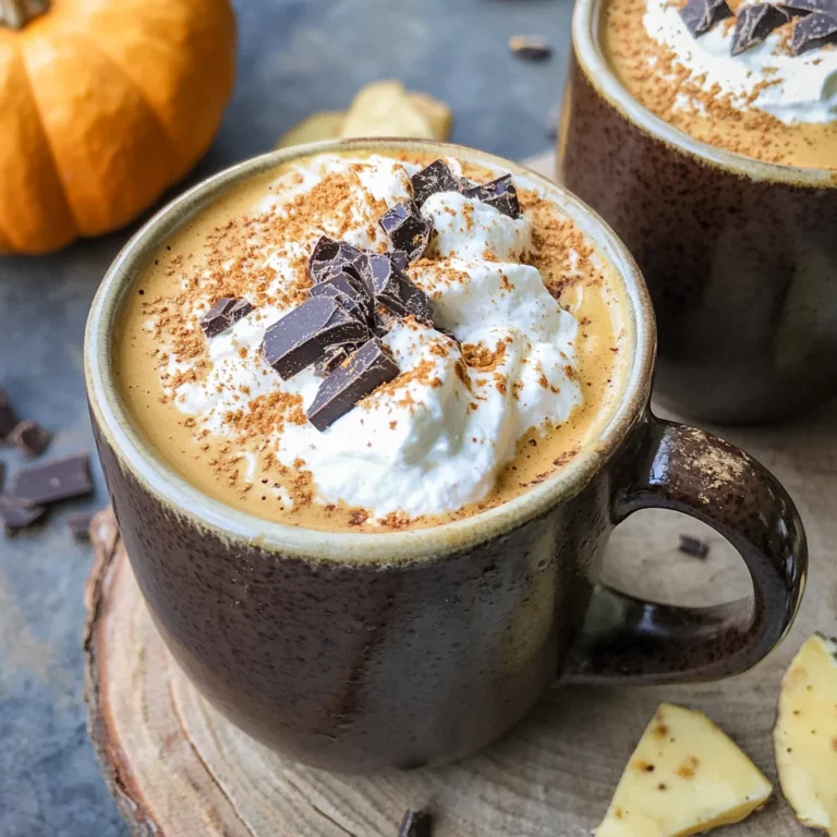 Anti-Inflammatory Pumpkin Turmeric Hot Chocolate