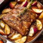 Apple Cider Braised beef Shoulder