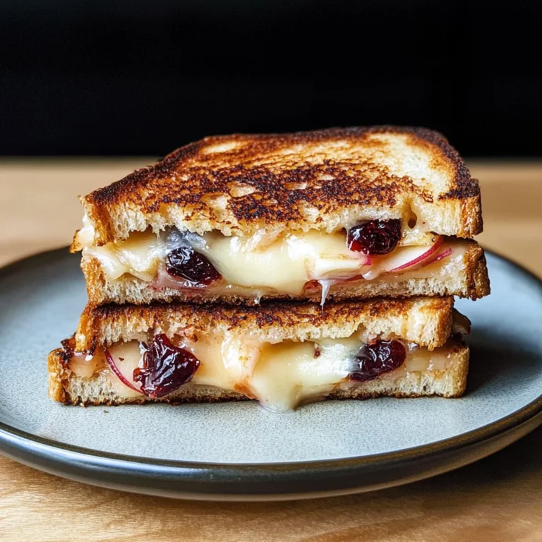 Apple and Cranberry Grilled Cheese