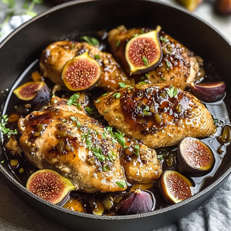 Balsamic Fig Glazed Chicken