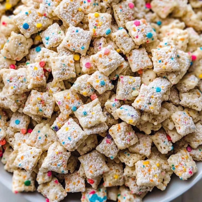 Cake Batter Puppy Chow Recipe