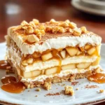 Caramel Apple Eclair Cake