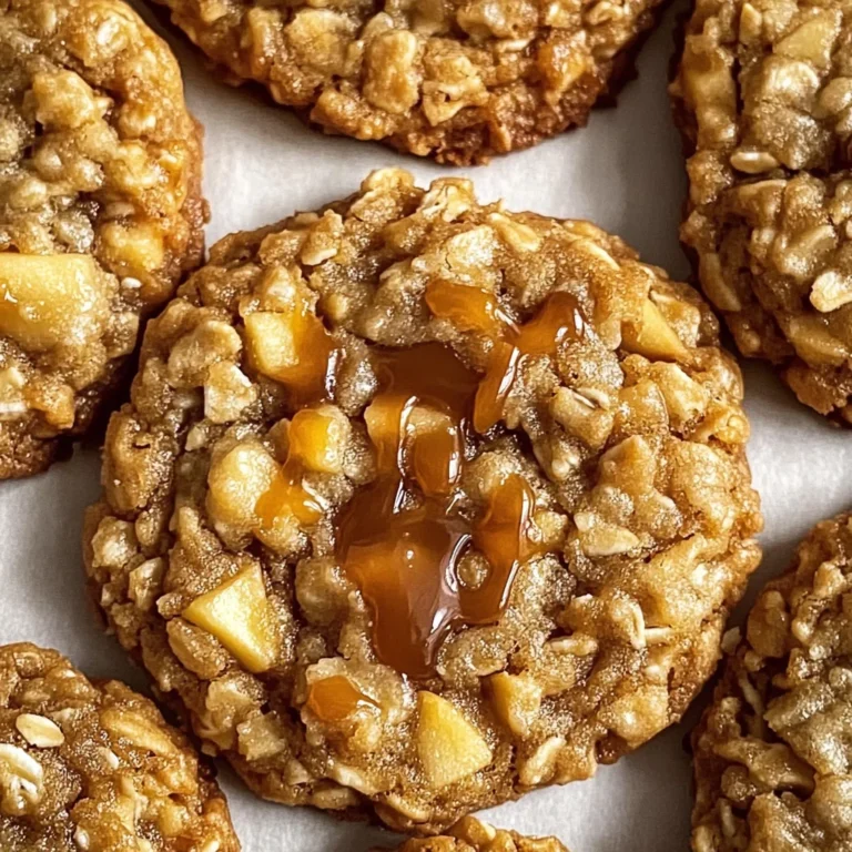 Caramel Apple Oatmeal Cookies