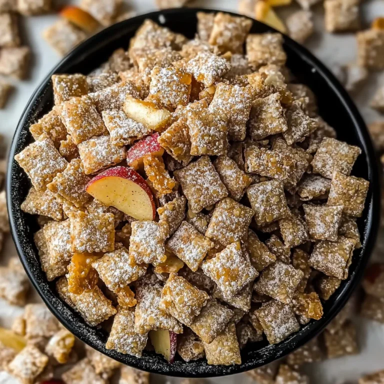 Caramel Apple Puppy Chow – Sweet, Crunchy & Irresistible