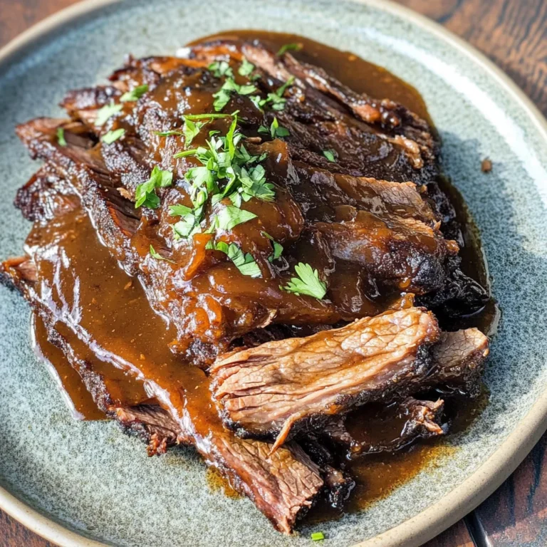 Caramelized Pulled Beef Brisket