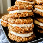 Carrot Cake Cookie Sandwiches