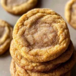 Chewy Pumpkin Snickerdoodle Cookies