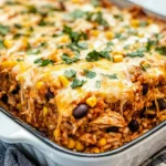 Chicken Enchilada Rice Casserole