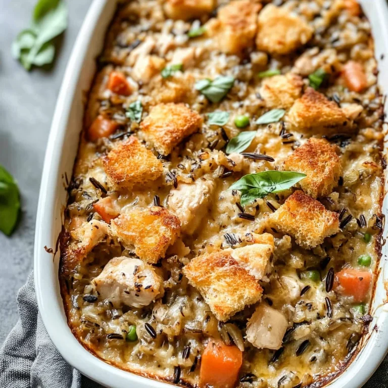 Chicken Wild Rice Casserole Recipe