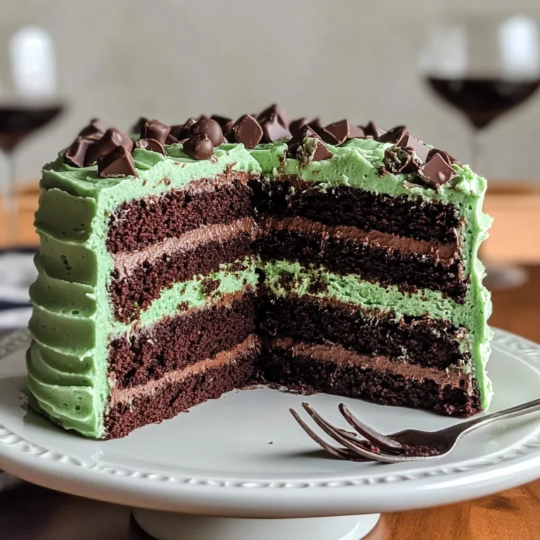 Chocolate Mint Cake