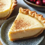 Christmas Eve Cinnamon-Vanilla Custard Pie – Creamy Holiday Dessert Magic