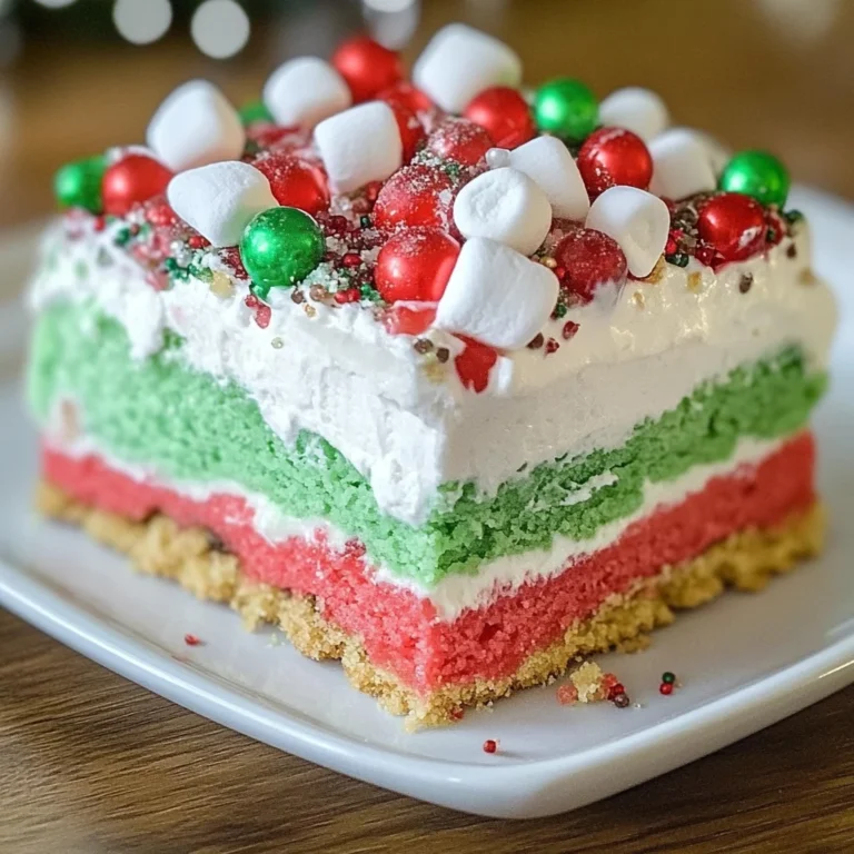 Christmas Lasagna Dessert