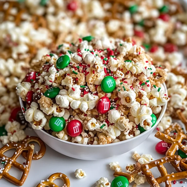 Christmas Popcorn Recipe (Christmas Crunch)