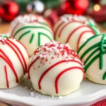 Christmas Tree Cake Truffles with Little Debbies cakes