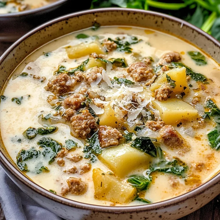 Cozy Italian Sausage and Potato Soup – Easy & Hearty!