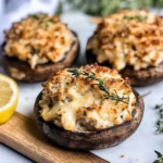 Crab-Stuffed Portobello Mushrooms