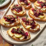 Cranberry Apple Brie Crostini: The Ultimate Holiday Appetizer