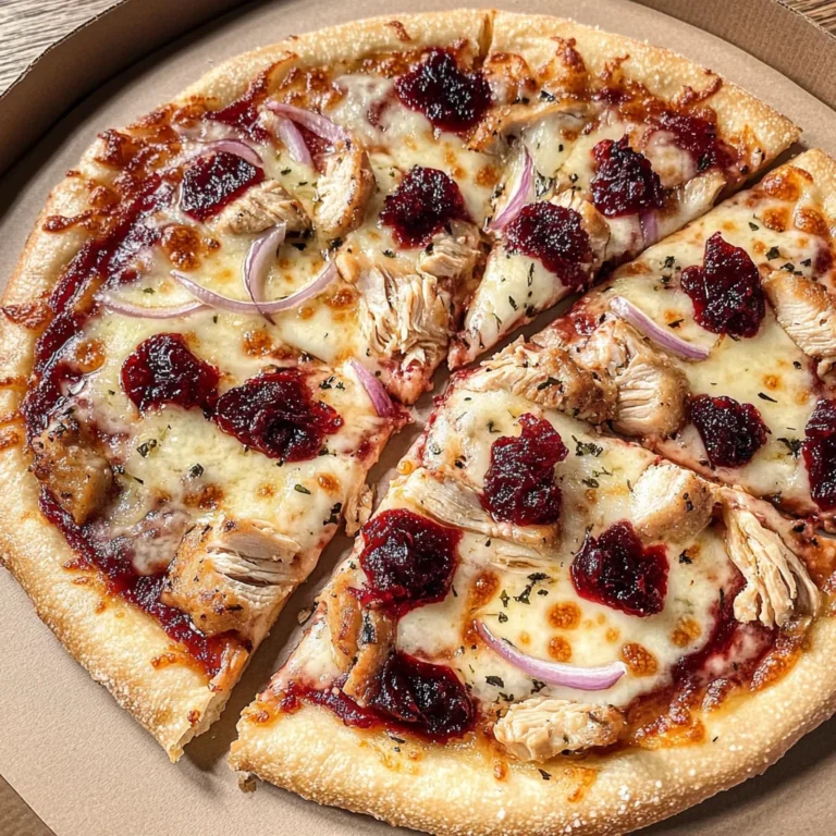 Cranberry Chicken & Brie Pizza Recipe