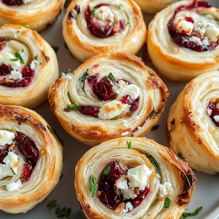 Cranberry Cream Cheese Pinwheels with Feta & Herbs