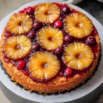 Cranberry Pineapple Upside Down Cake