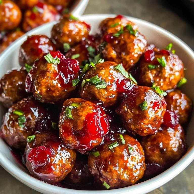 Cranberry Sauce Meatballs Recipe: Sweet, Tangy, and Irresistibly Easy
