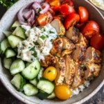 Creamy Chicken Bowls with Feta Sauce