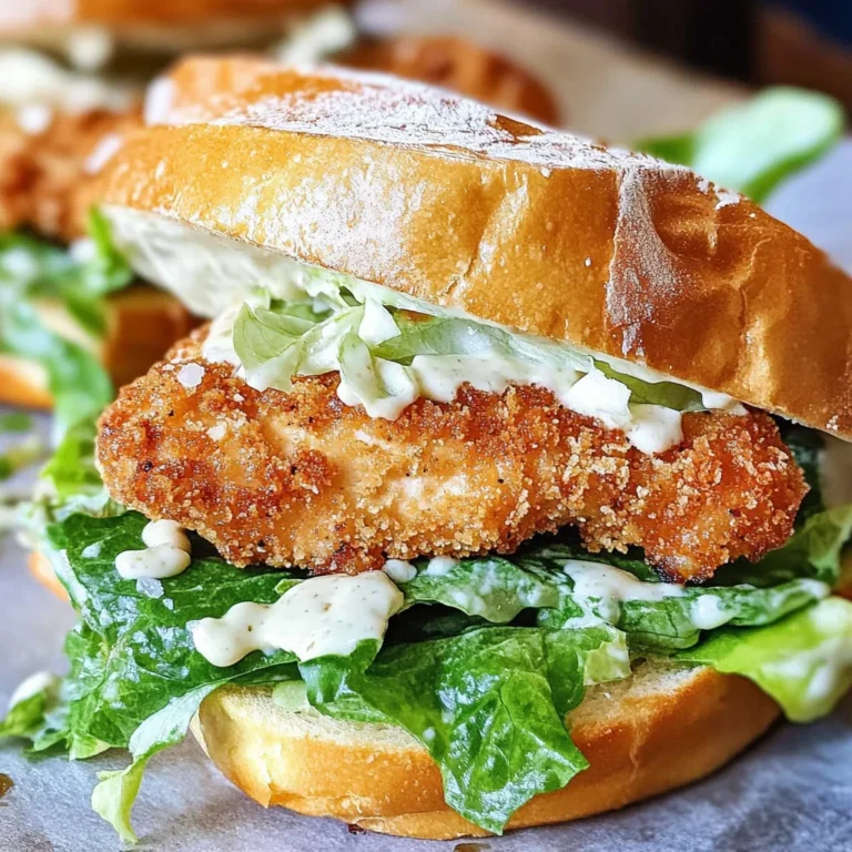 Crispy Chicken Caesar Sandwich: An Incredible Secret Recipe You Need to Try