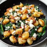 Crispy Gnocchi With Spinach And Feta