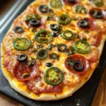 Delicious Hot Honey Flatbread Pizza