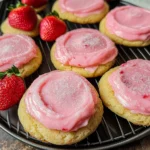 Double Strawberry Sugar Cookies
