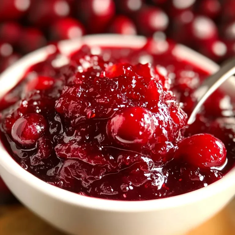 Easy Cranberry Sauce
