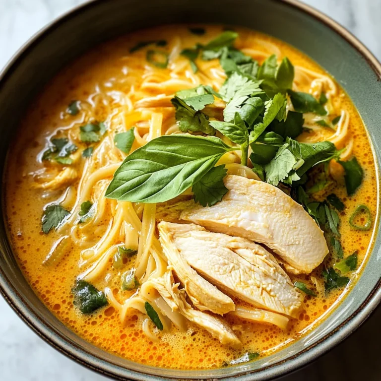 Easy Thai Chicken Curry Soup