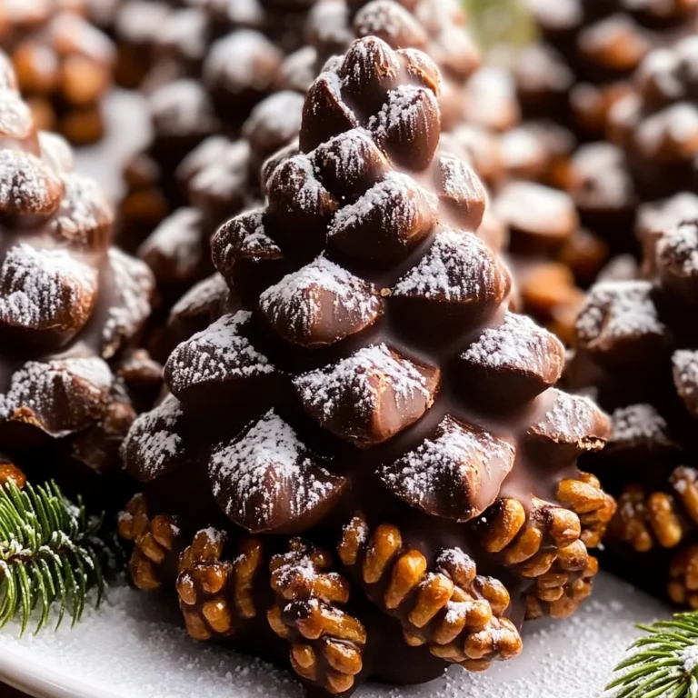 Edible Chocolate Pinecones