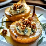 Elegant Blue Cheese Stuffed Pears