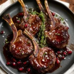 Fancy Pomegranate Lamb Chops
