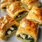 Flaky Spinach Feta Puff Pastry