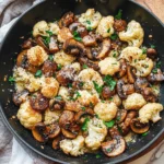Garlic Cauliflower Mushroom Skillet: Quick & Delicious Dish