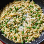 Garlic Parmesan Orzo Pasta Recipe