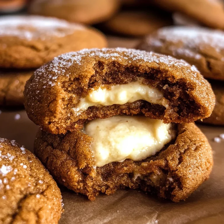 Gingerbread Cheesecake Cookies