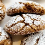 Gingerbread Crinkle Cookies