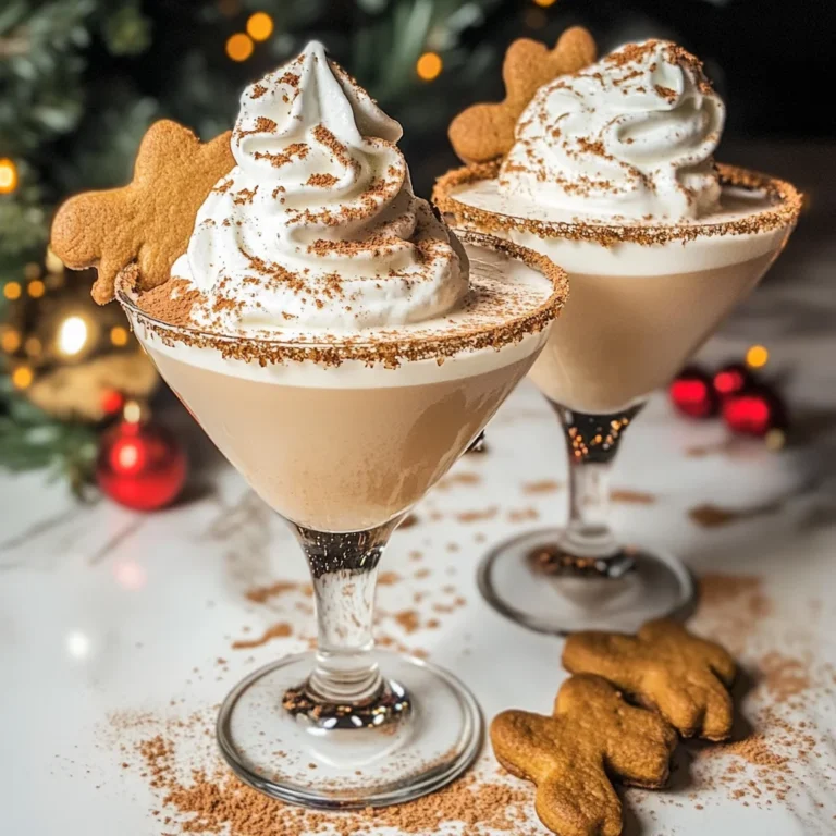 Gingerbread Martini