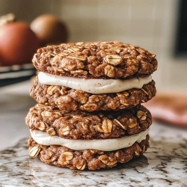 Gingerbread Oatmeal Cream Pies