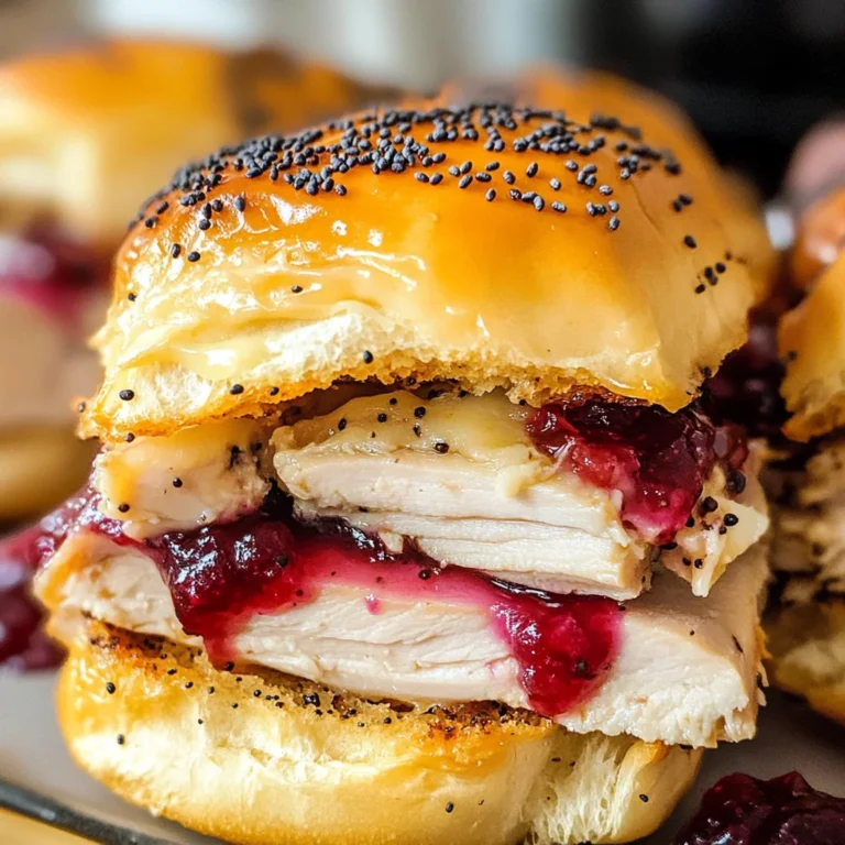 Havarti Cranberry Turkey Sliders