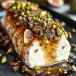 Honey Fig Pistachio Goat Cheese Appetizer